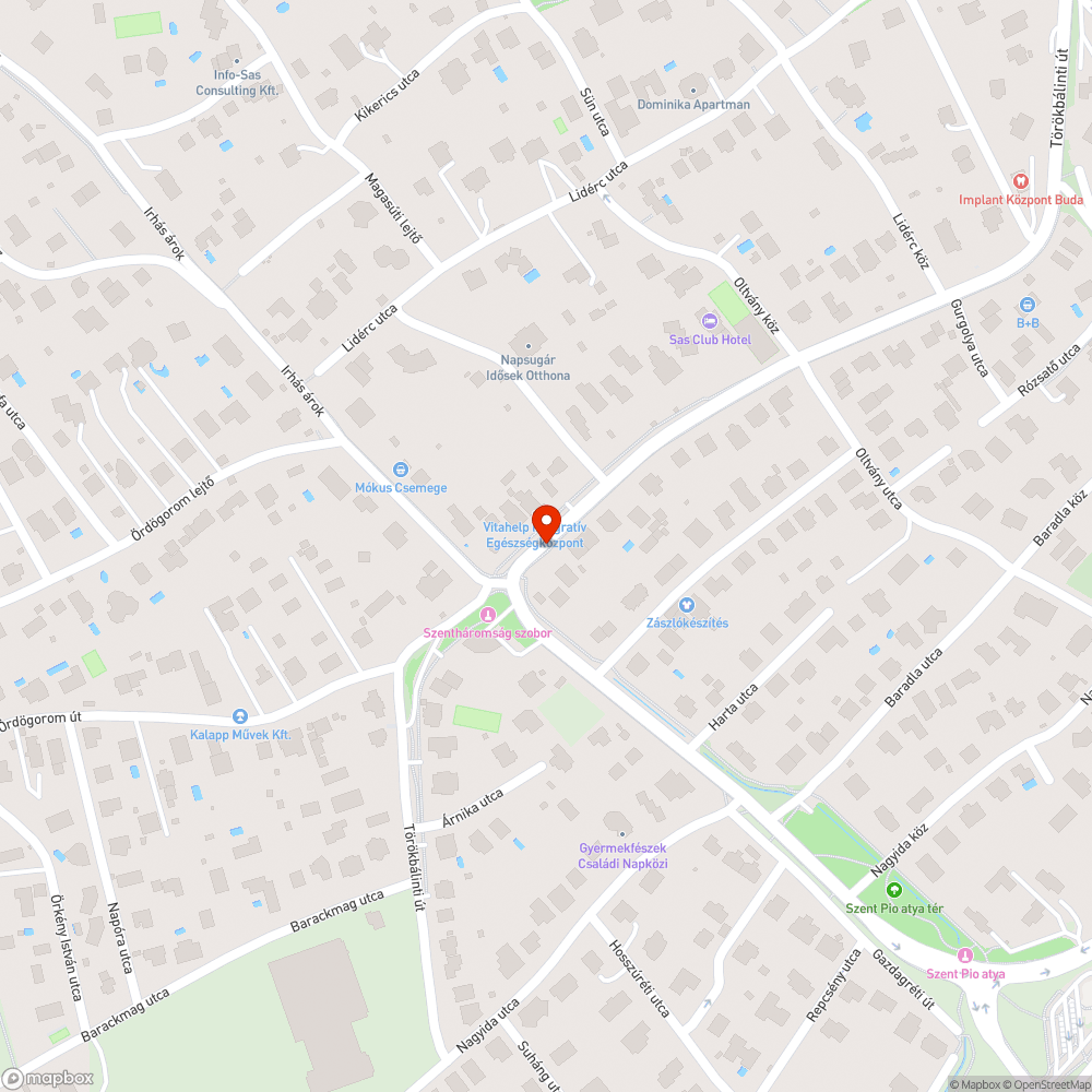 Kopott pad bejelentés helye