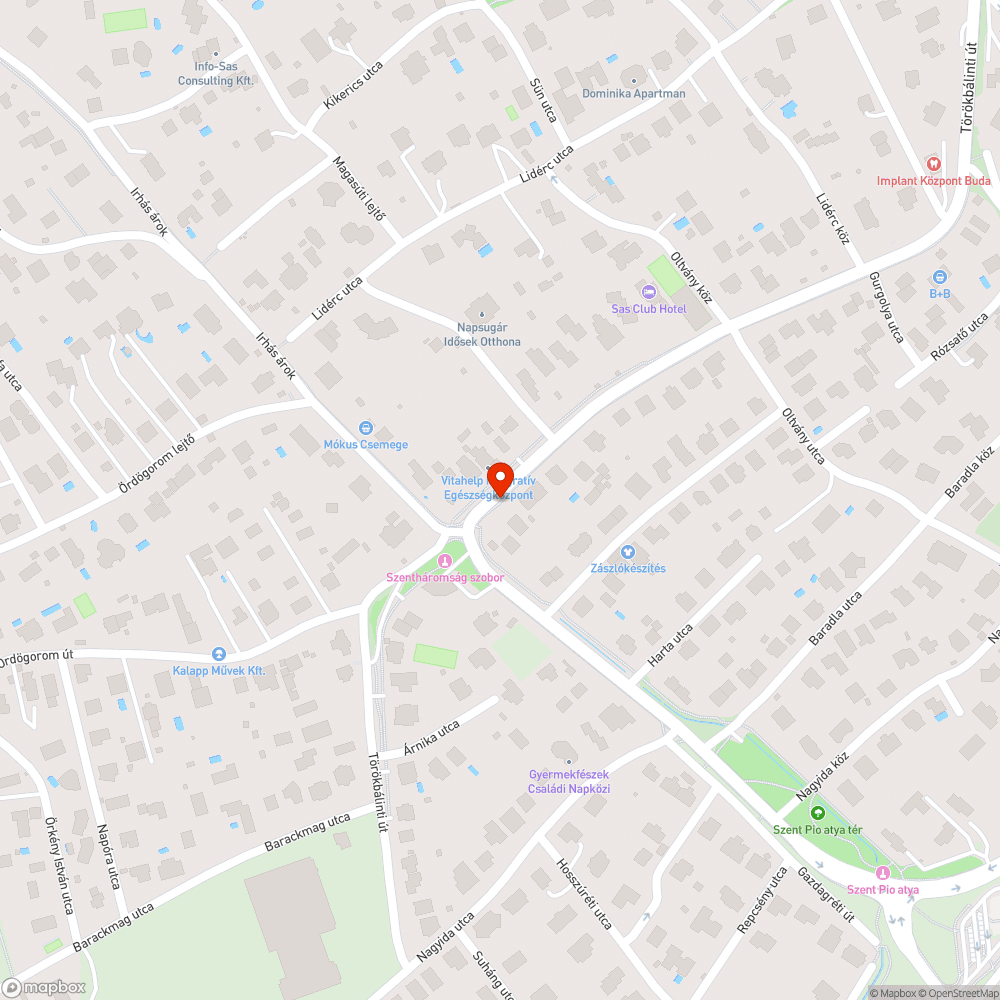 Kopott pad bejelentés helye