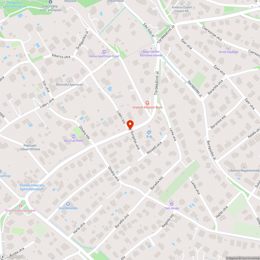 Megsüllyedt csatorna bejelentés helye