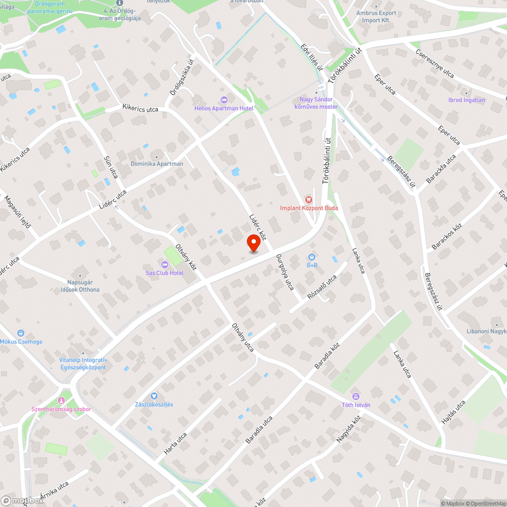 Rozsdás váró bejelentés helye