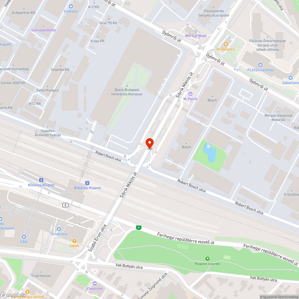 Járda víz alatt bejelentés helye