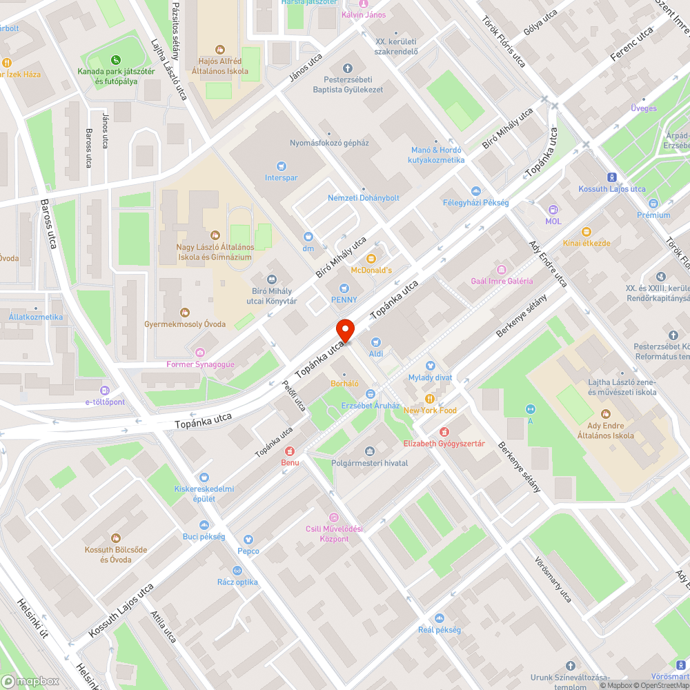 Kidőlő tábla bejelentés helye