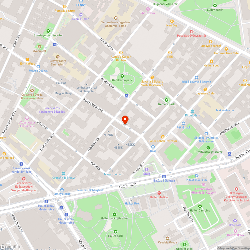 Kiégett lámpa - Balázs Béla bejelentés helye