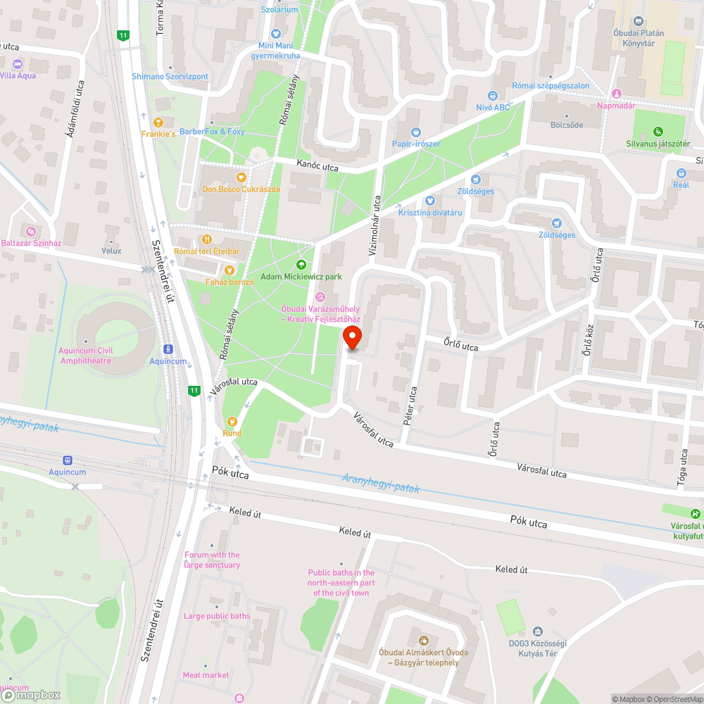 Megrongált kuka - Vízimolnár bejelentés helye