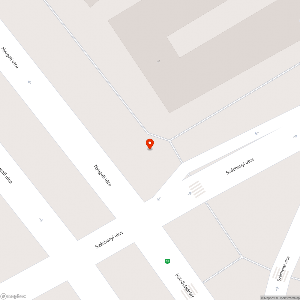 Céges parkolónak használt járdaszakasz bejelentés helye