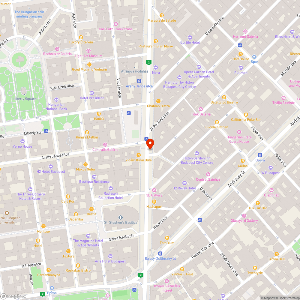 Ó utca - Bajcsy-Zsilinszky utca torkolata bejelentés helye