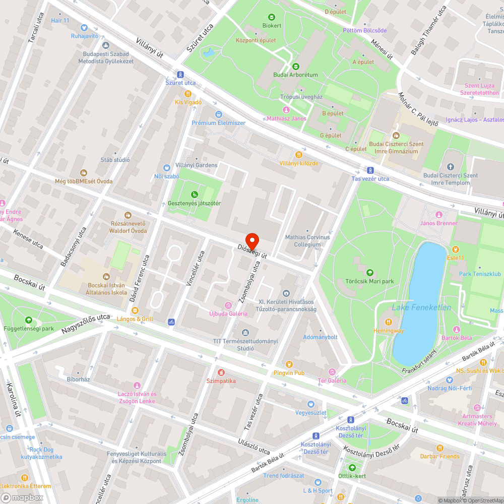 Kátyú bejelentés helye