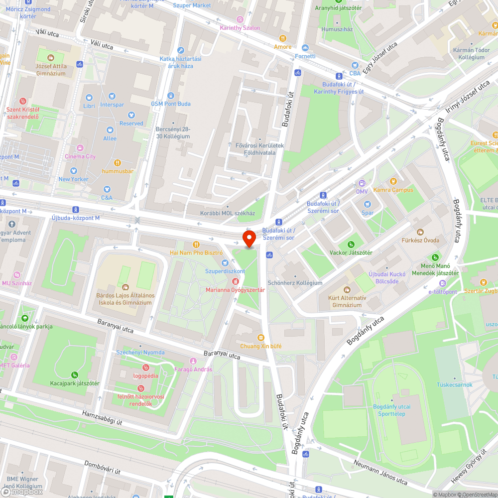 Faültetés bejelentés helye