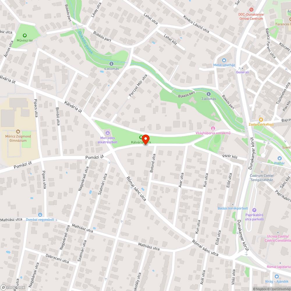 Balesetveszélyes járda bejelentés helye