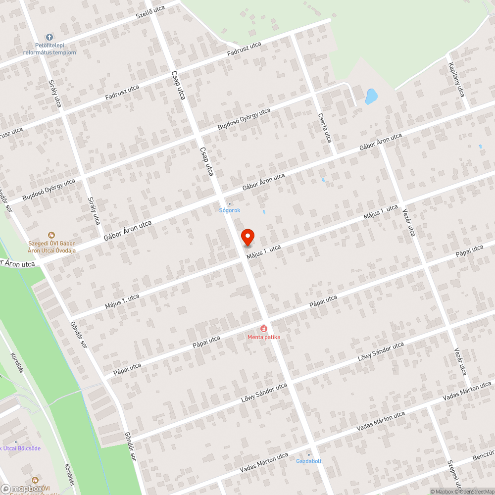 Eltakarítatlan járda bejelentés helye