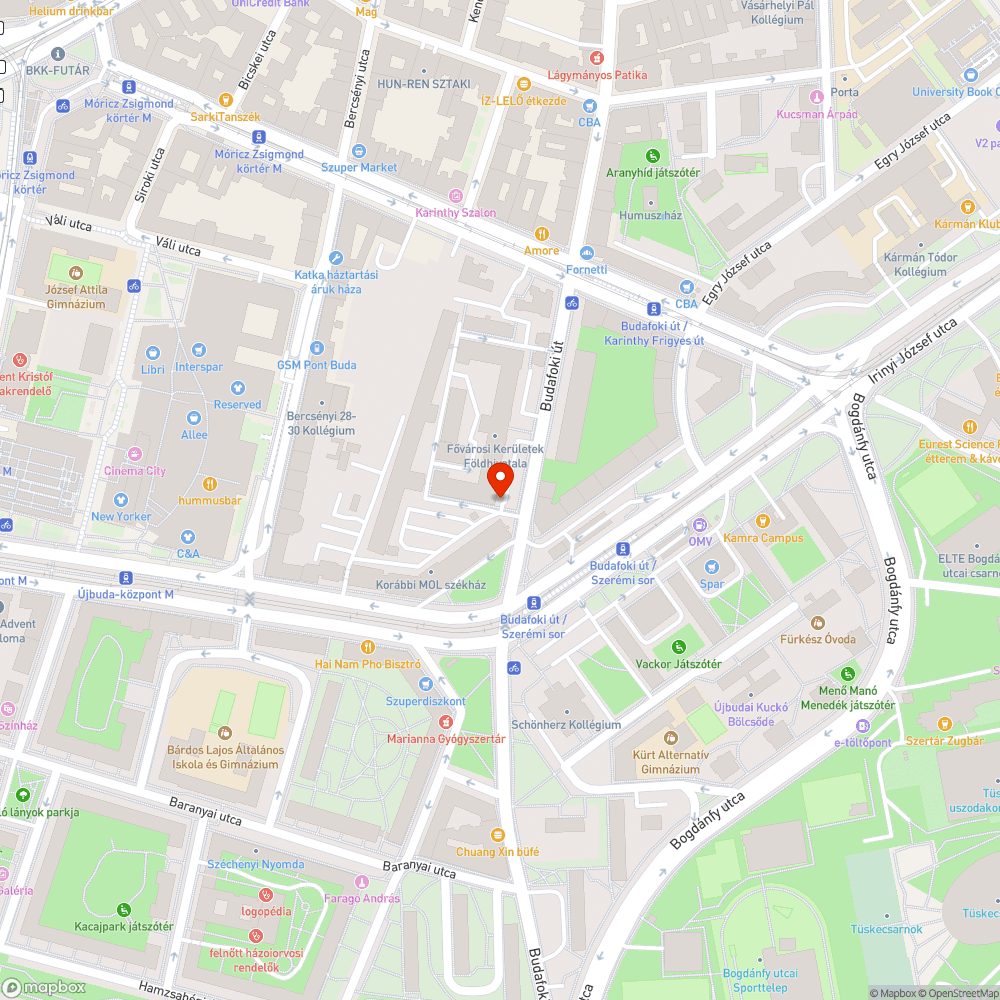 Faültetés bejelentés helye