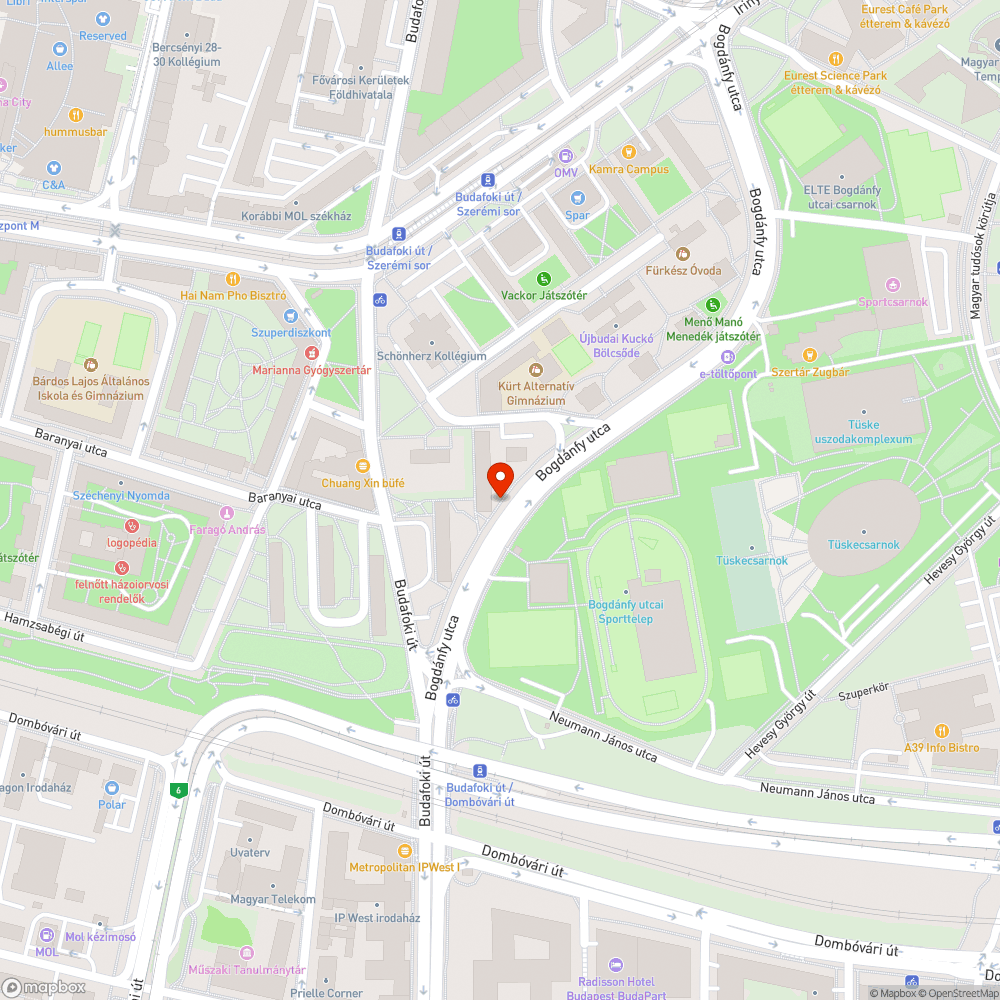 Faültetés bejelentés helye