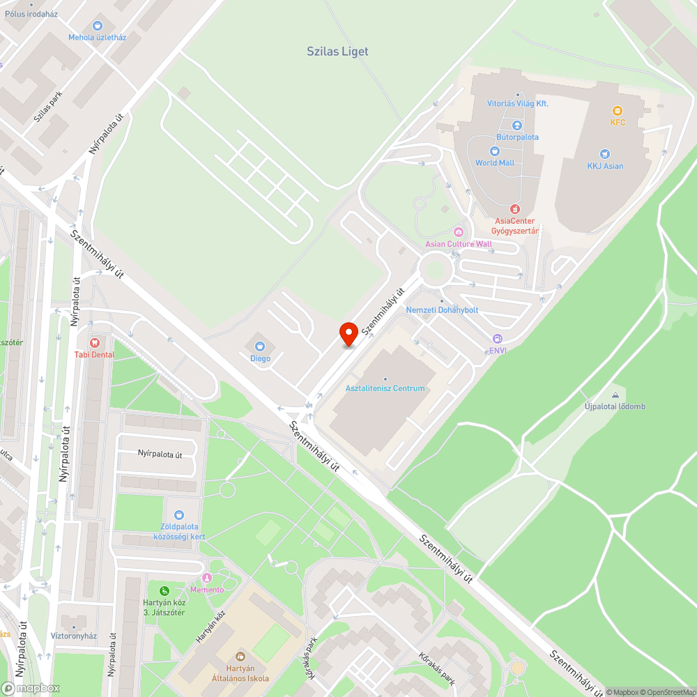 Rengeteg hely fáknak az Asia Center előtt (2) bejelentés helye