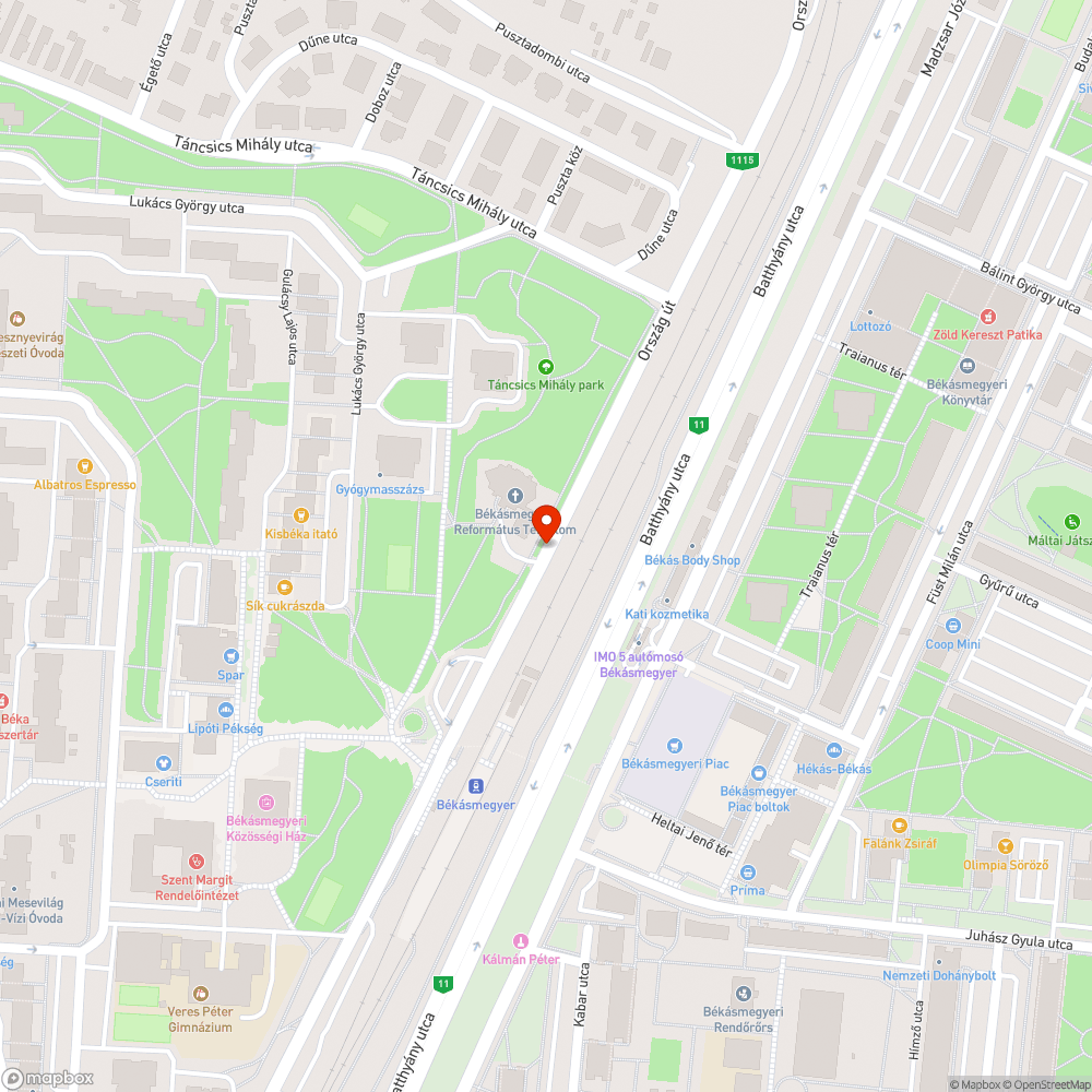 Elhagyott járművek a parkolóban bejelentés helye