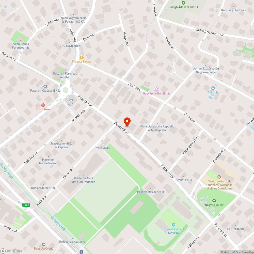 Megsüllyedt járda bejelentés helye