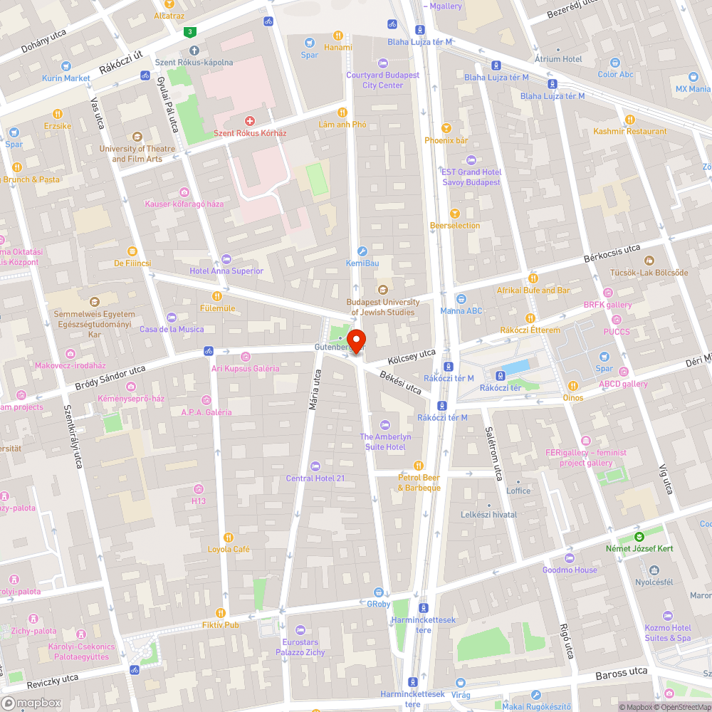 Járdára dőlt tábla bejelentés helye