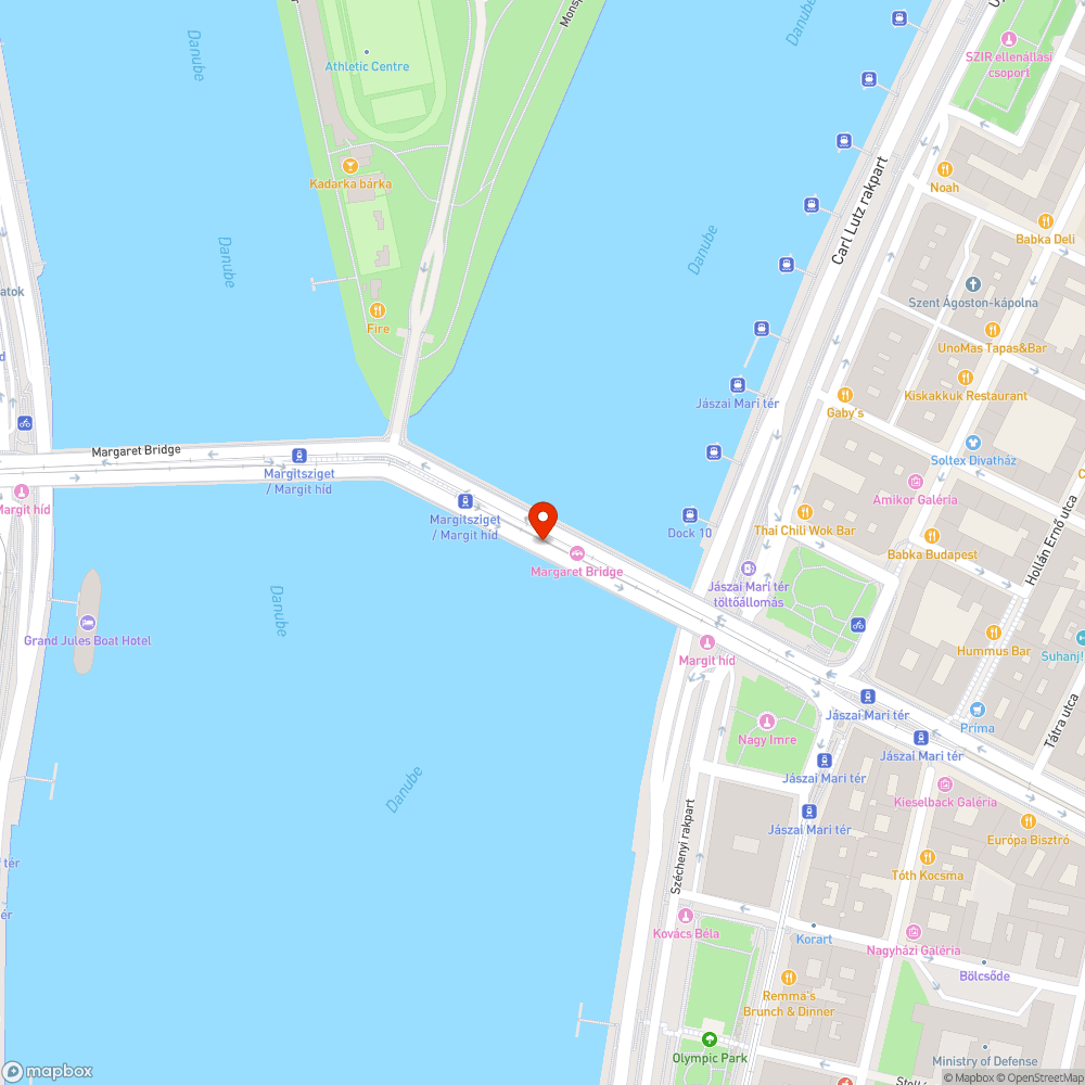 Úthibák a hídon bejelentés helye