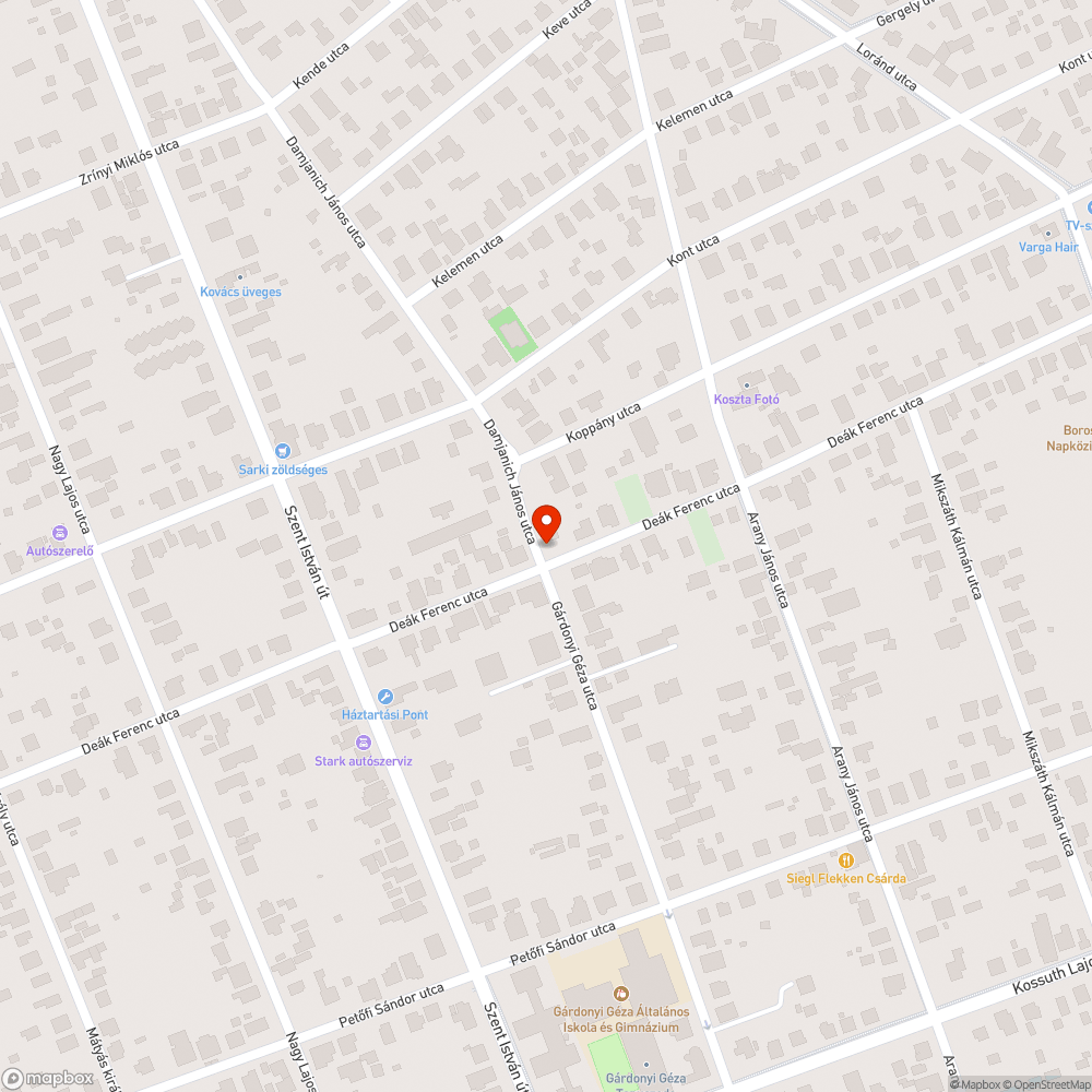 Olvashatatlan utcanévtábla cseréje/javítása bejelentés helye