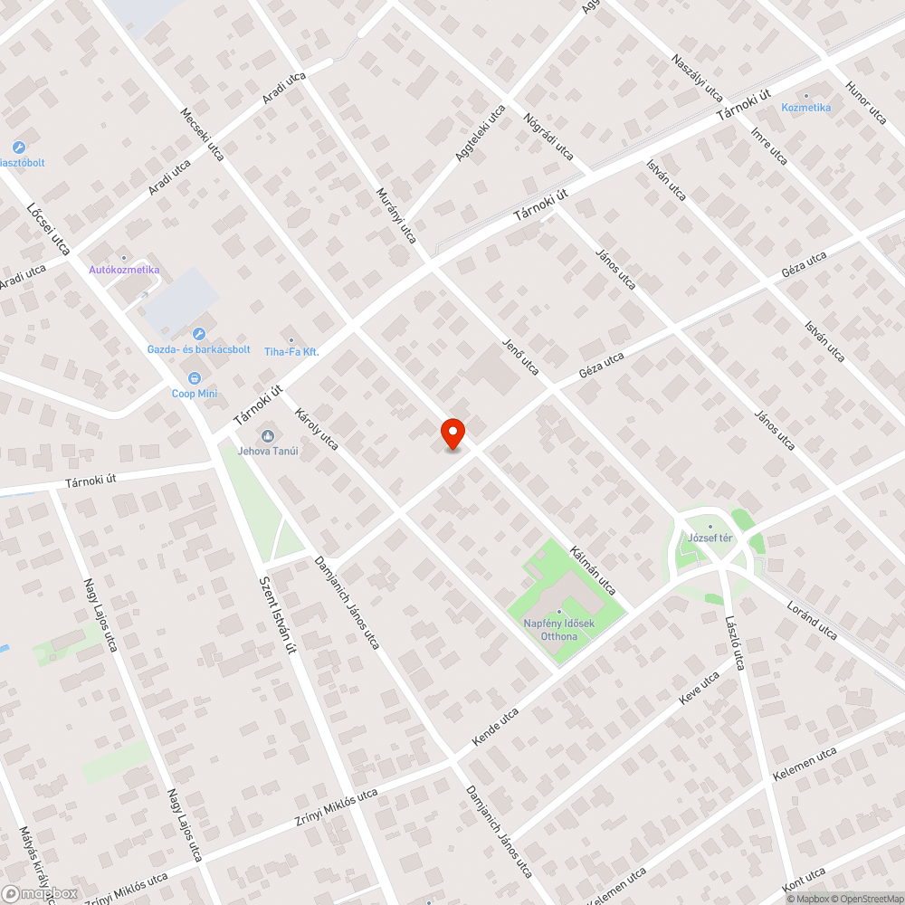 Patkány: Géza - Kálmán sarok bejelentés helye