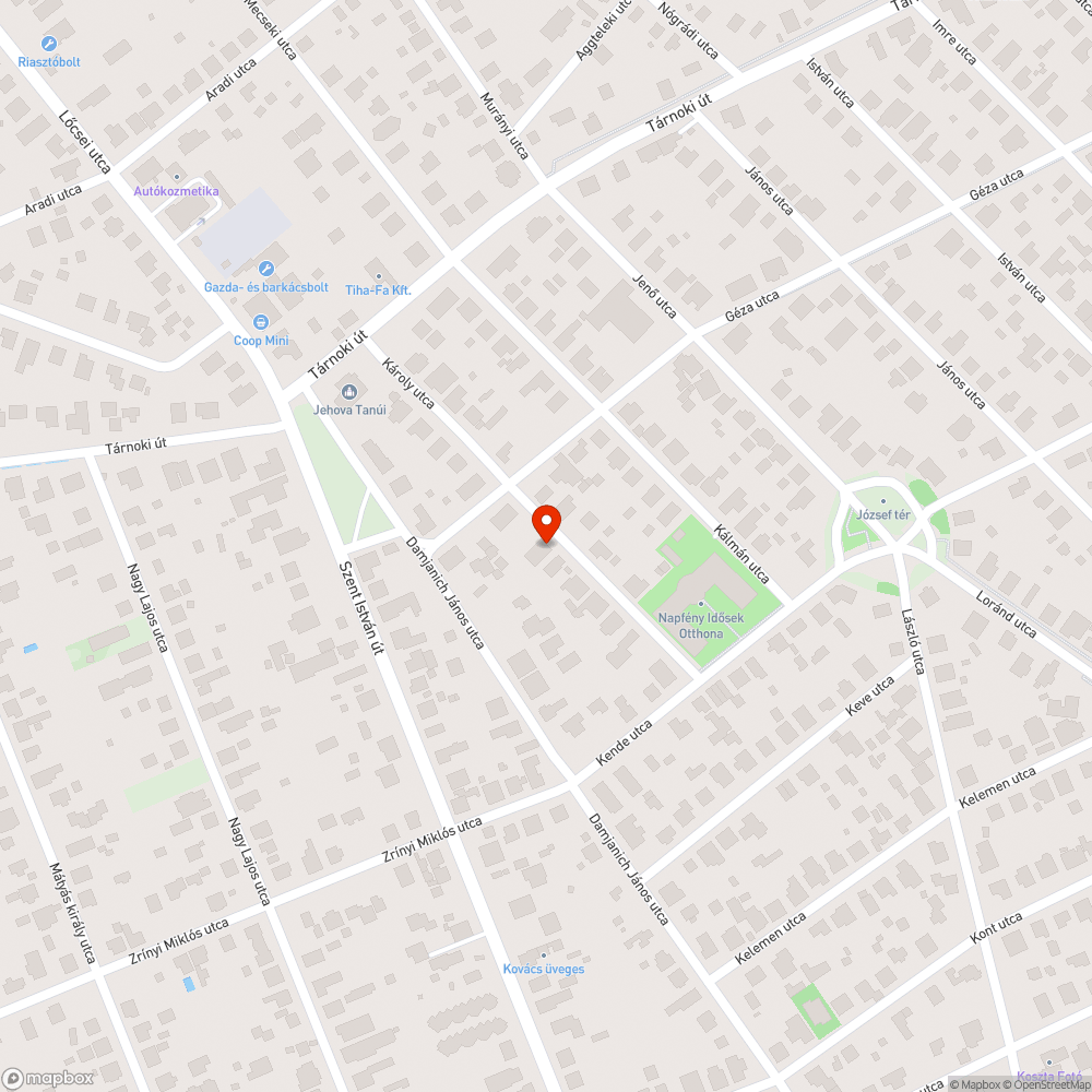 Károly utca - kint felejtett táblák bejelentés helye