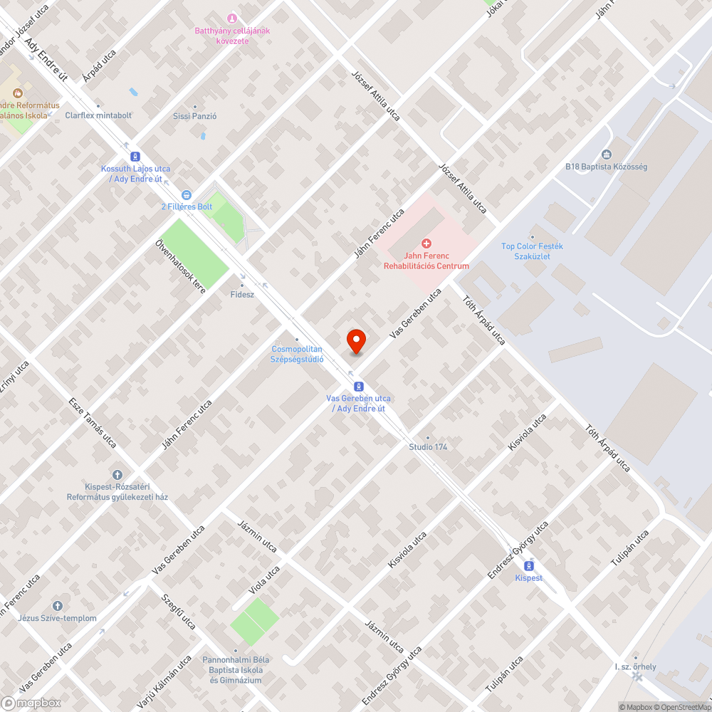 Konfliktusos kereszteződés bejelentés helye