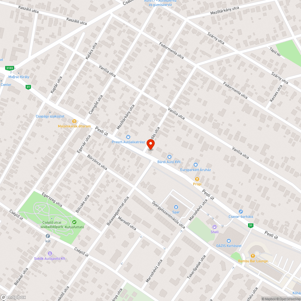 Szabálytalan parkolás bejelentés helye