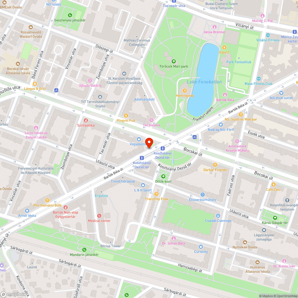 Balesetveszely bejelentés helye