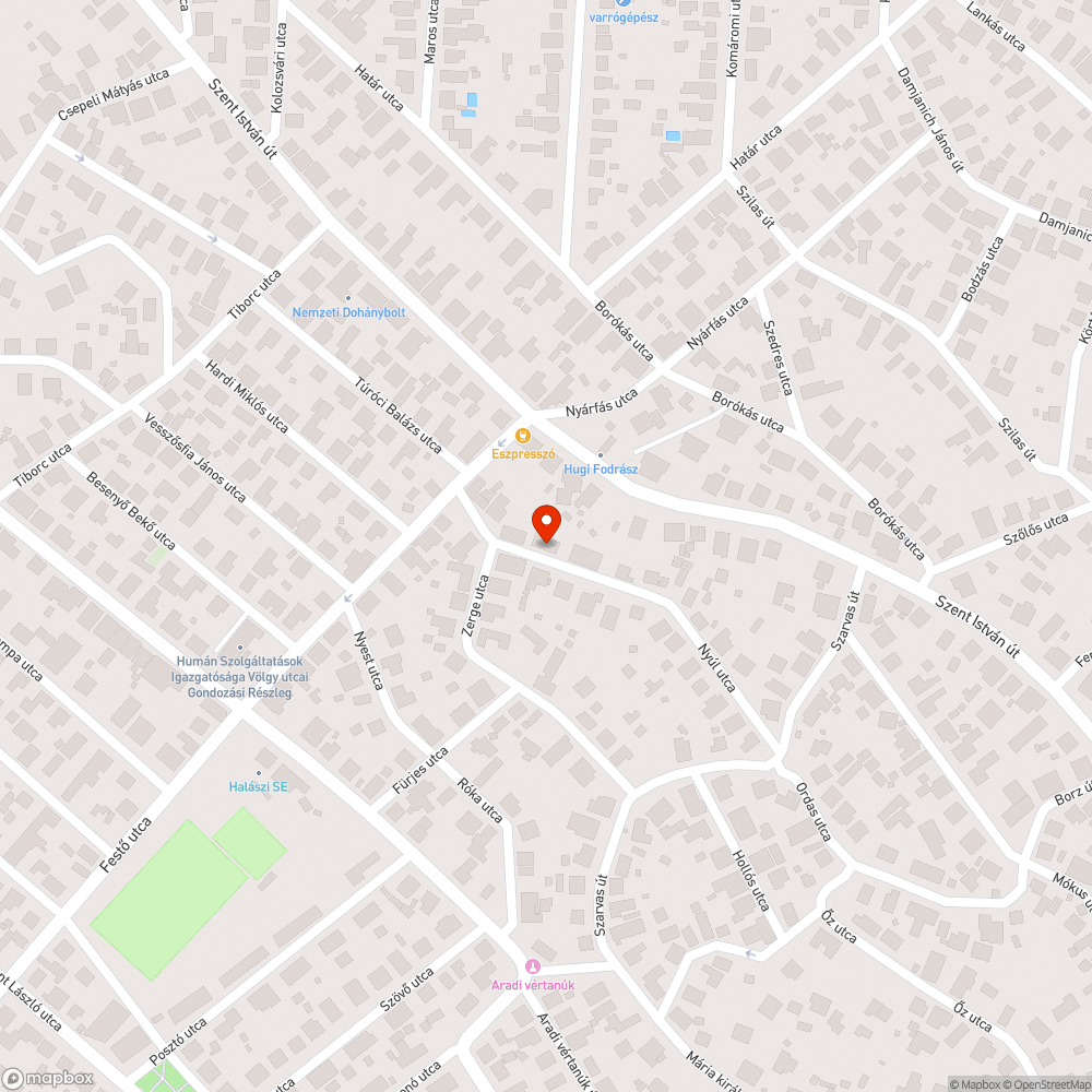 Nincs közvilágítás bejelentés helye