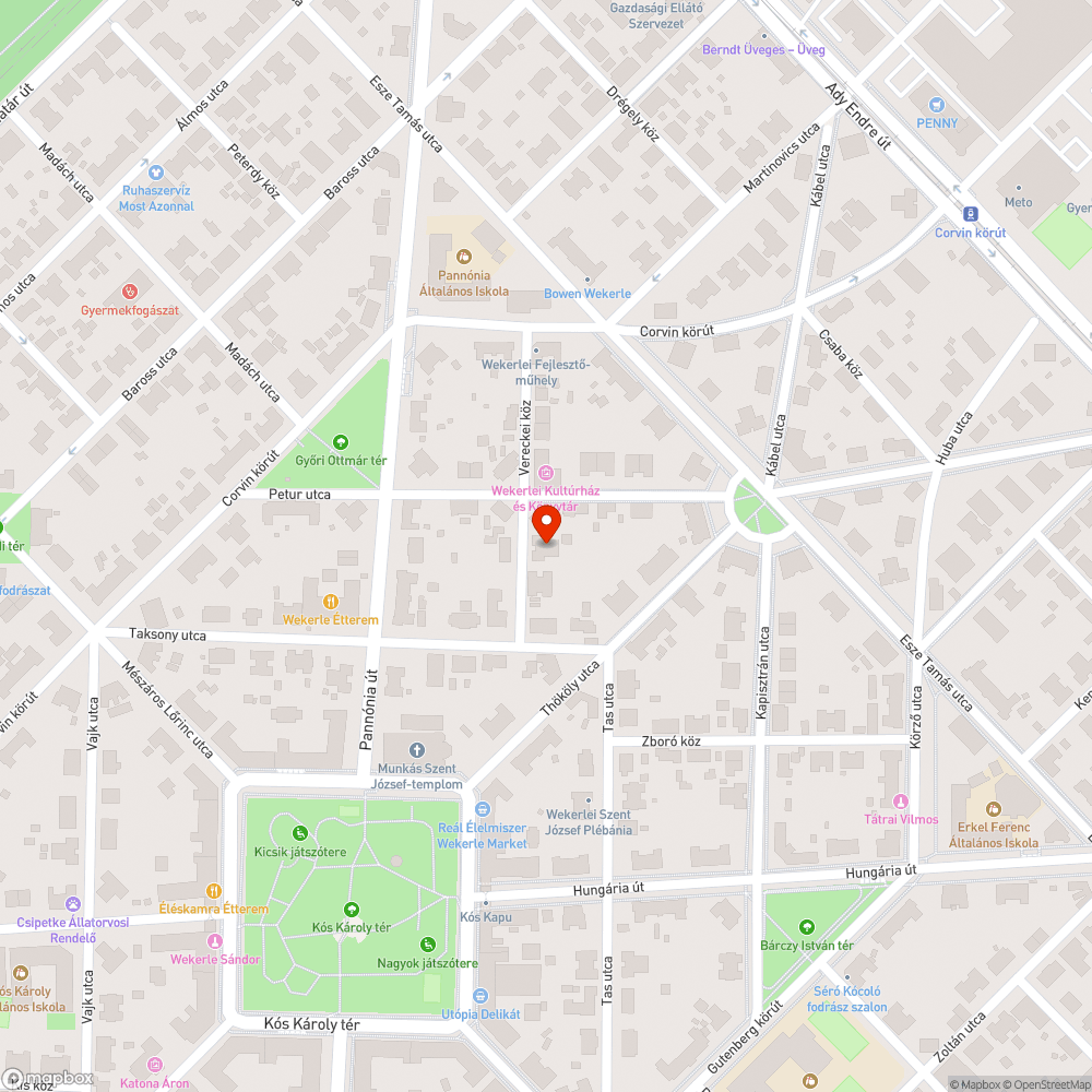 Rengeteg kátyú bejelentés helye