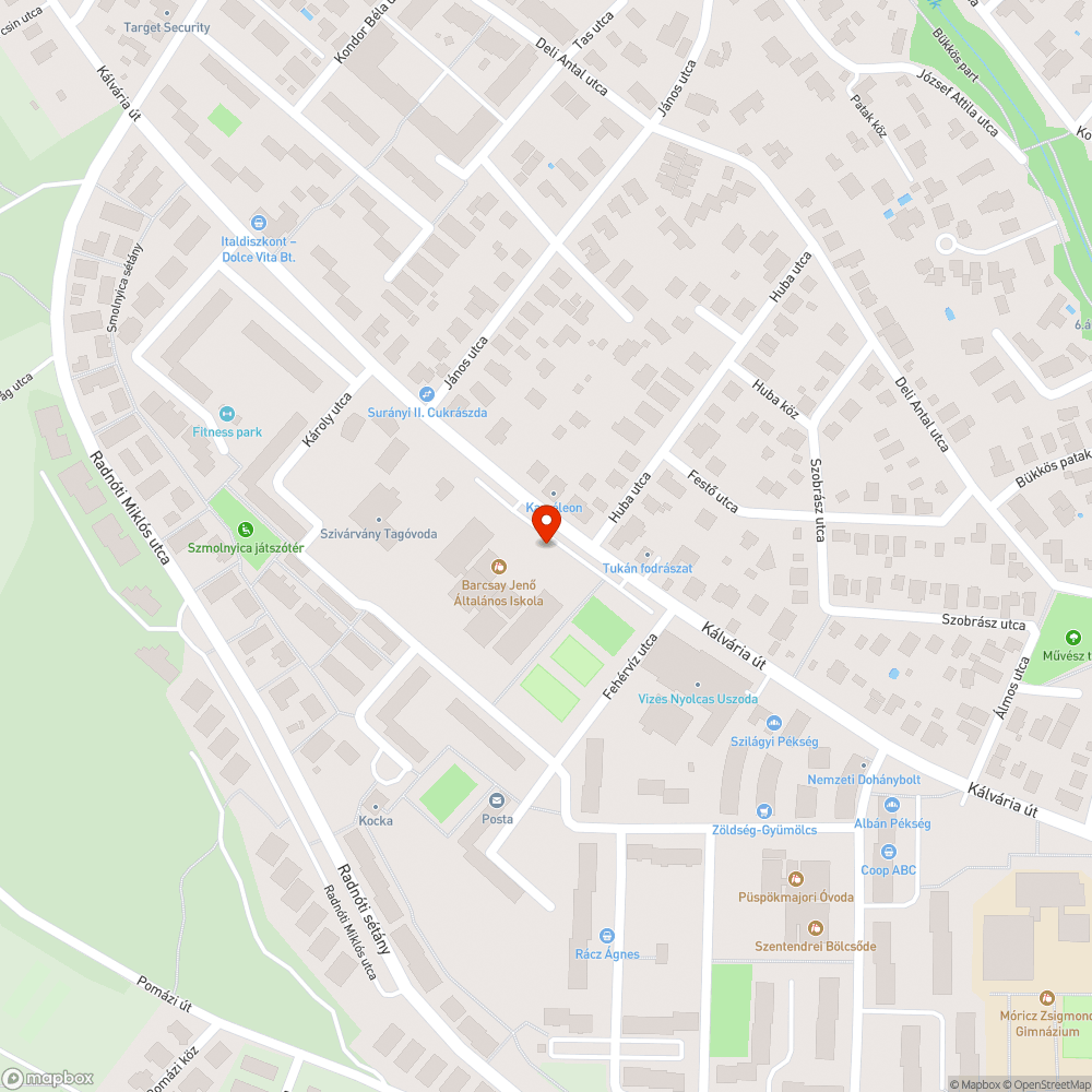 Beton terelőszigetet kb. 80 cm-rel való lerövidítése bejelentés helye