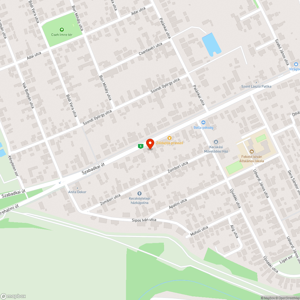 Teljesen lekopott tábla bejelentés helye