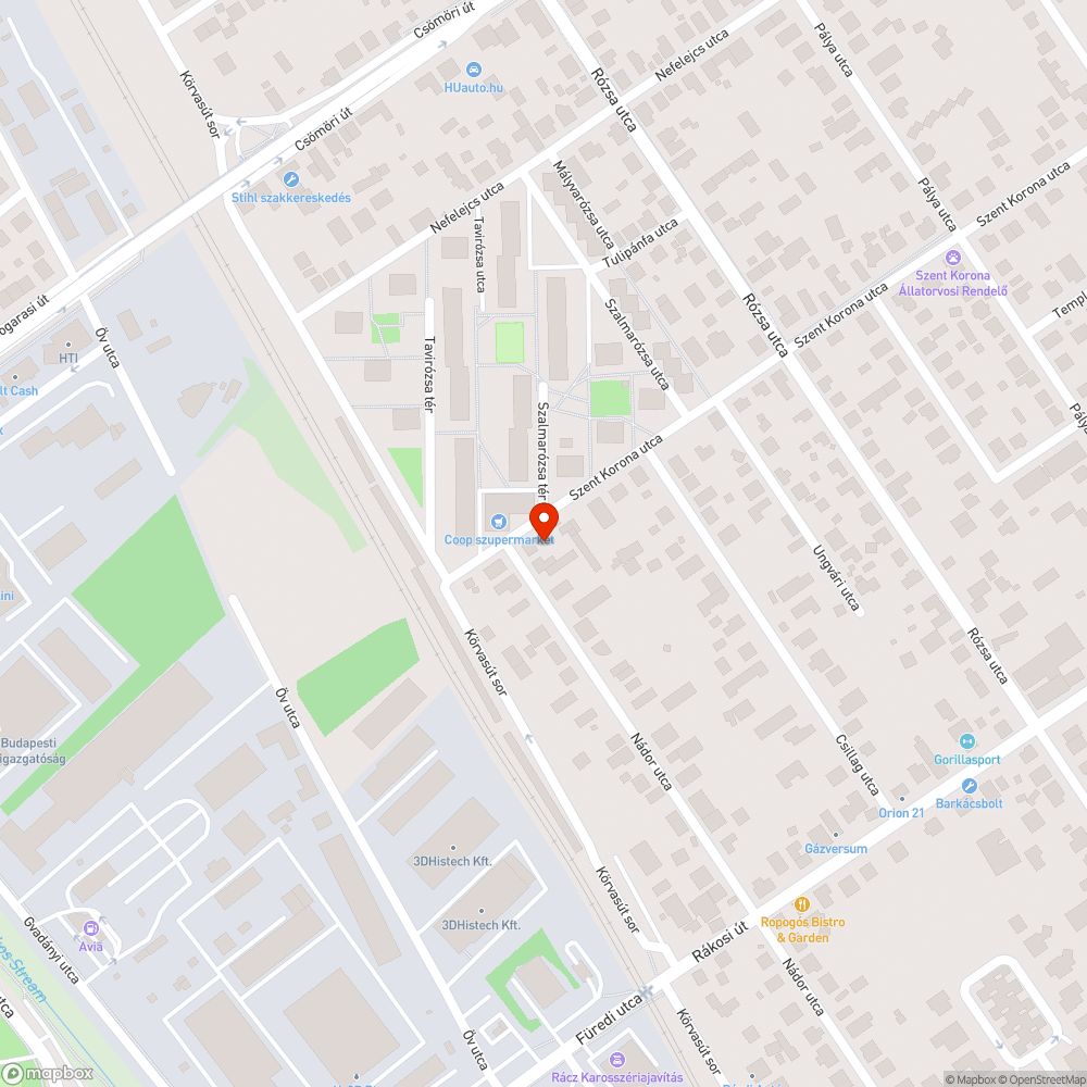 Beszakadt csatornafedél bejelentés helye