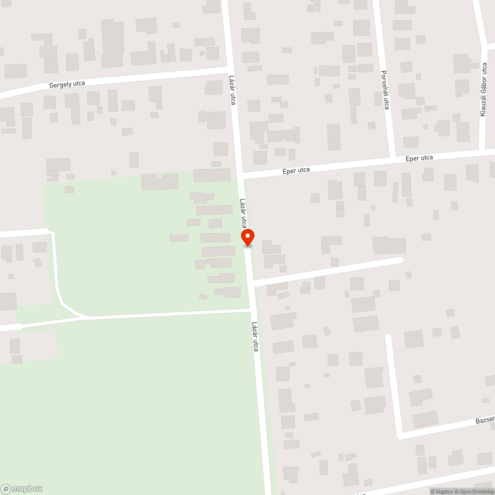 Kátyú bejelentés helye