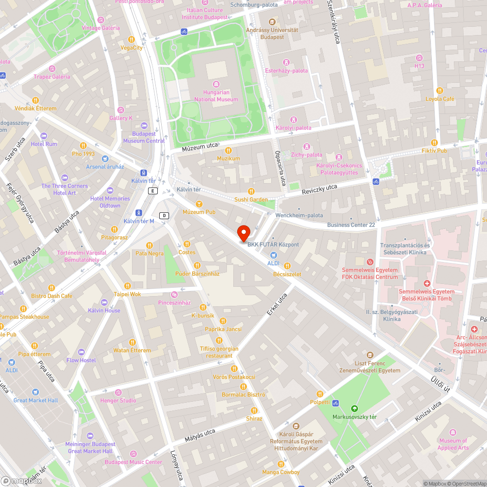 Festékes járda bejelentés helye