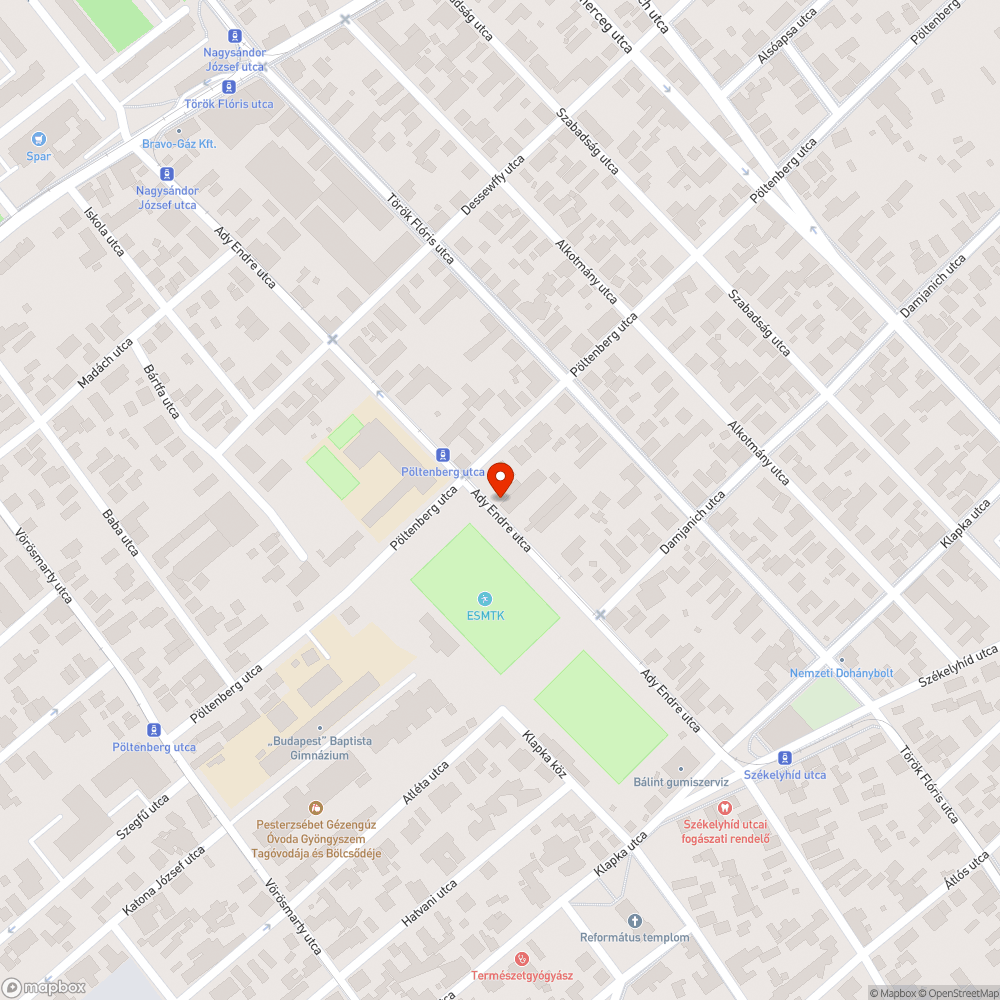 Elhagyott Ford bejelentés helye