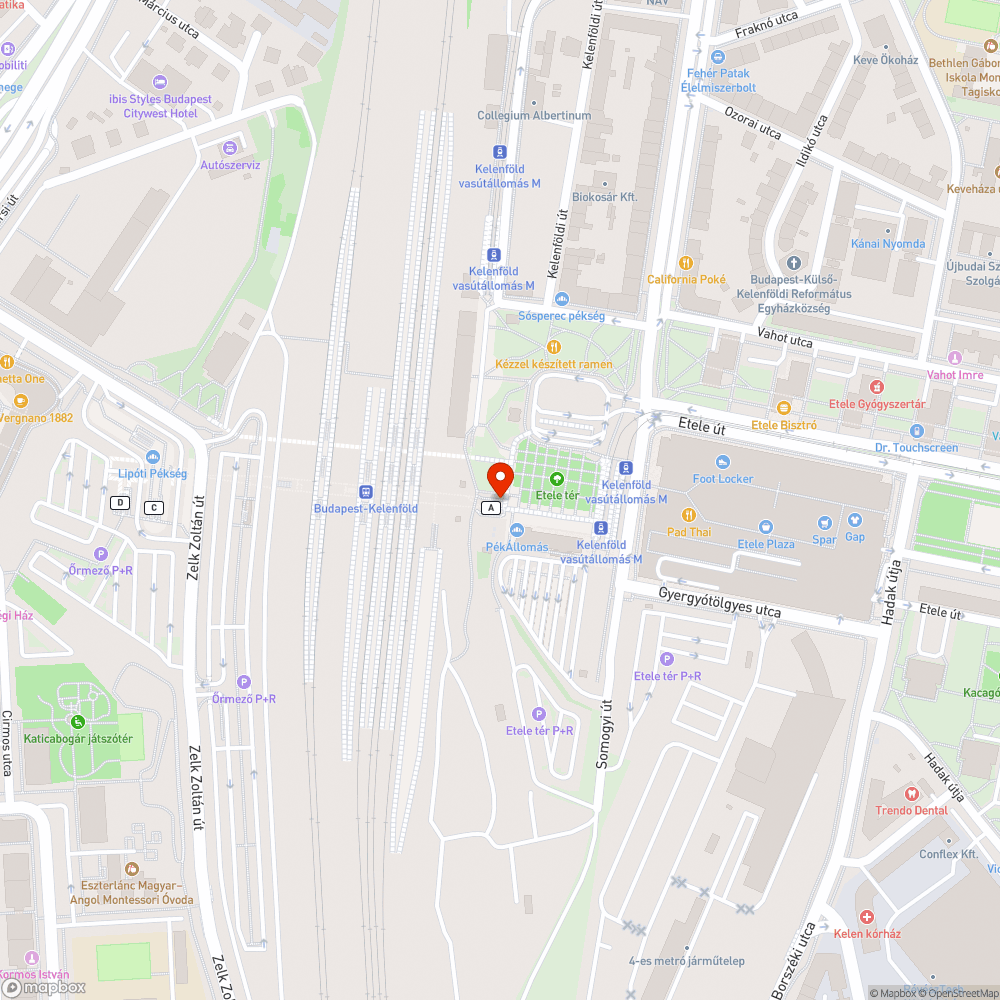 Eltűnt lemez bejelentés helye