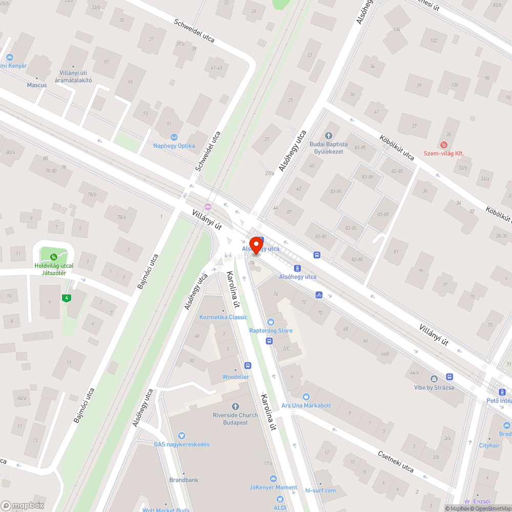 Erősen erodált fedlap bejelentés helye