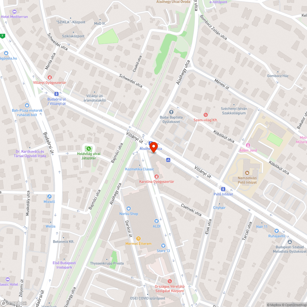 Hiányzó ülőrész bejelentés helye