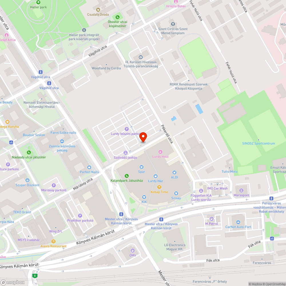 Lurdy ház mögött a közvilágítás nem működik bejelentés helye