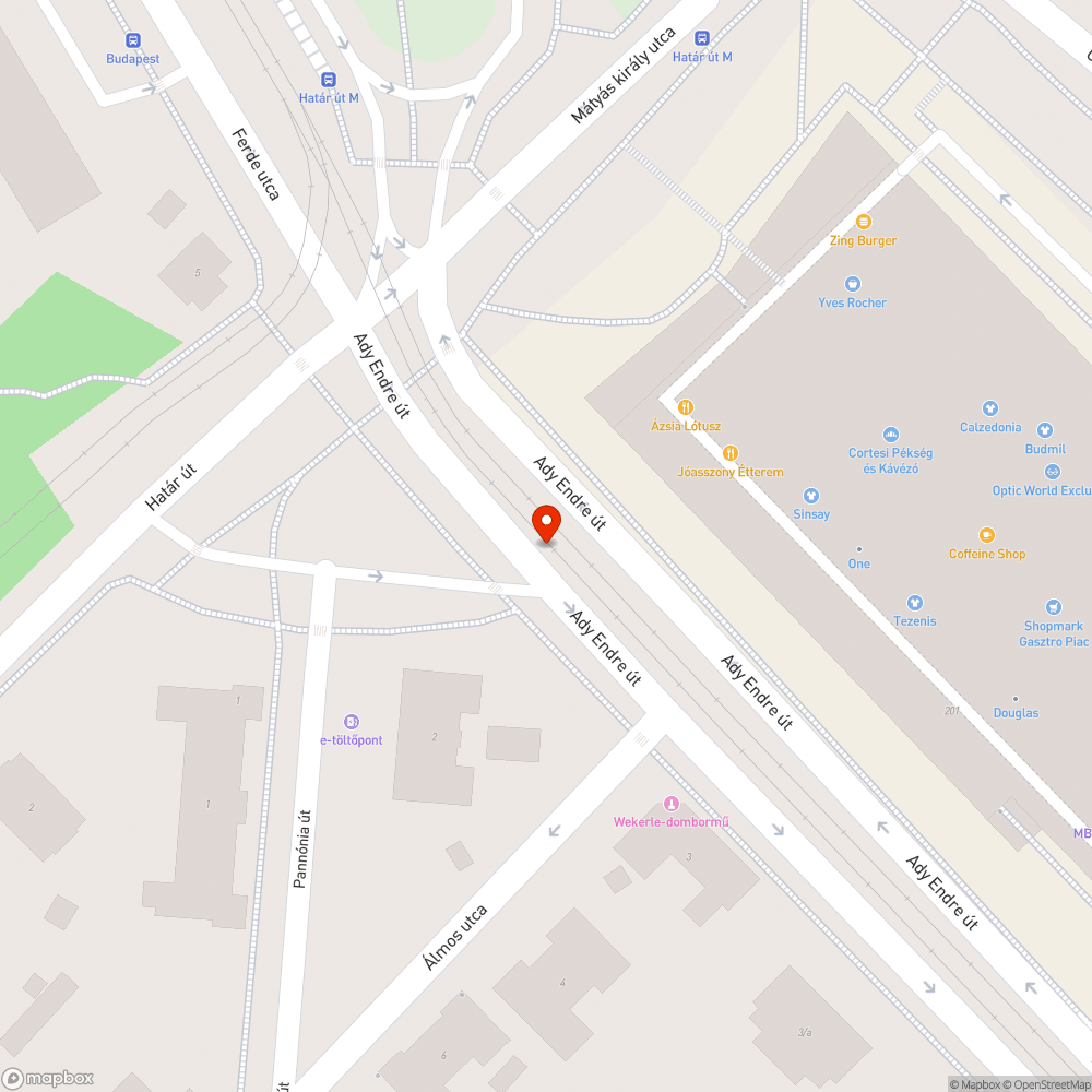 Kopott útburkolati jelek bejelentés helye