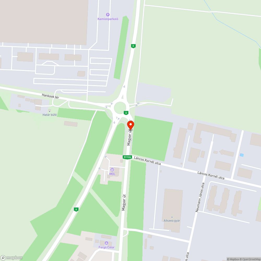 Hiányzó zebra bejelentés helye