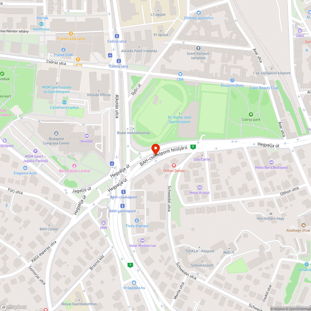 Zsákos szemét bejelentés helye