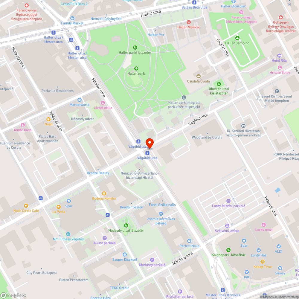 Kidőlt korlátelem bejelentés helye