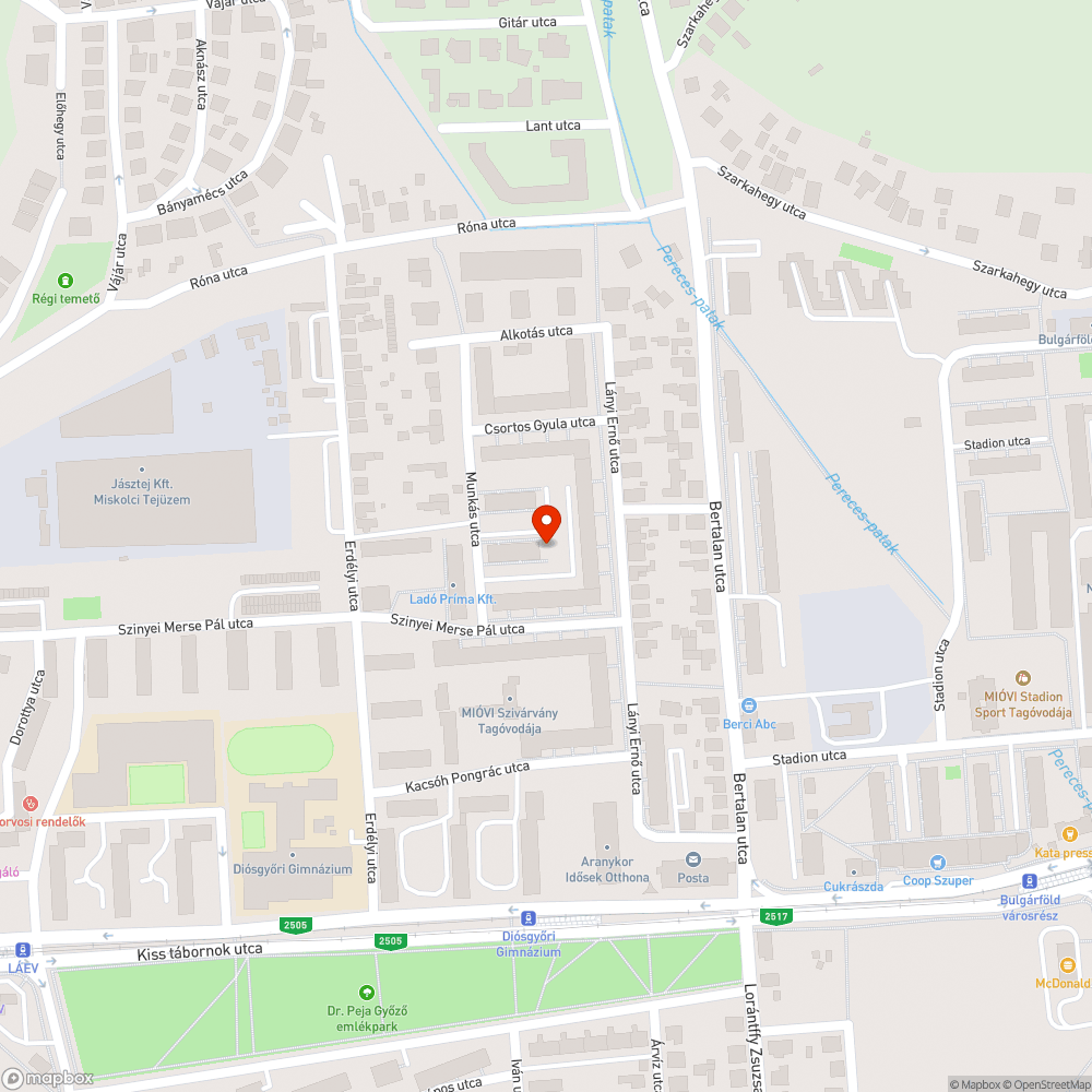 Otthagyott zöldhulladék bejelentés helye