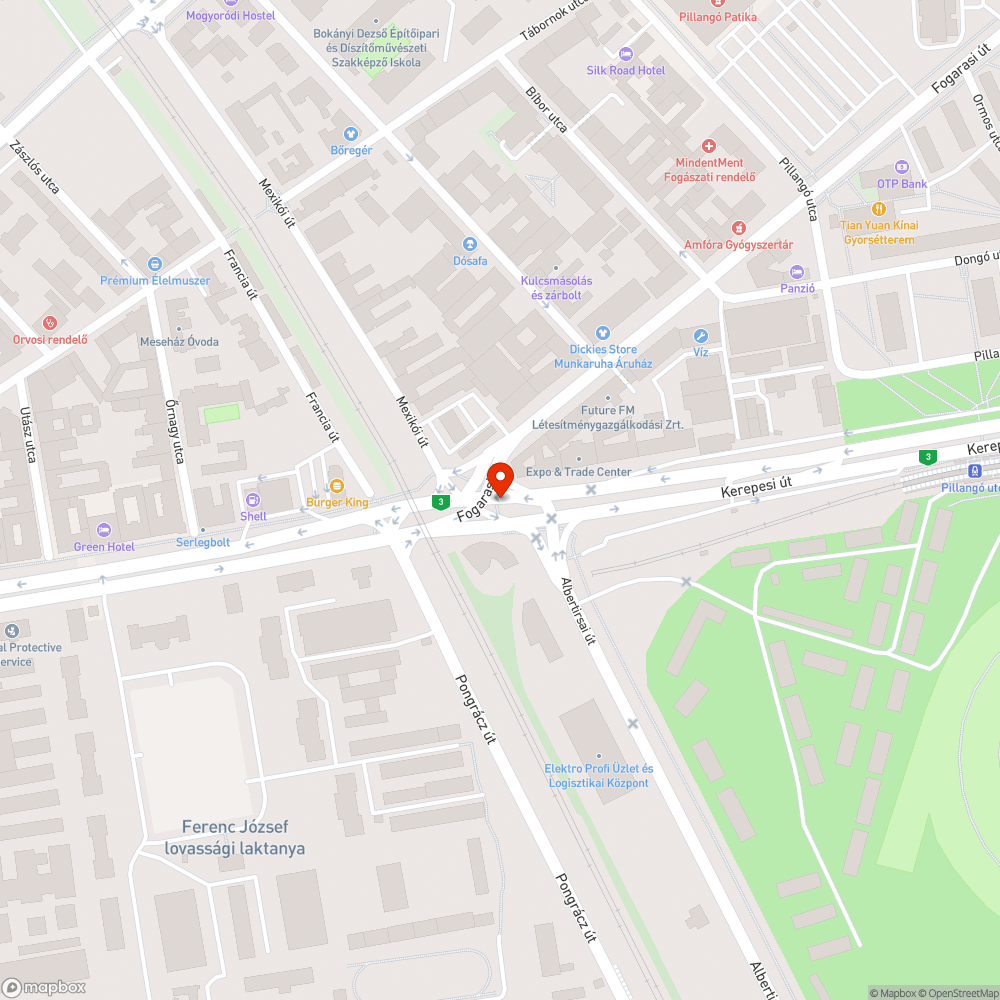 Magas padka bejelentés helye