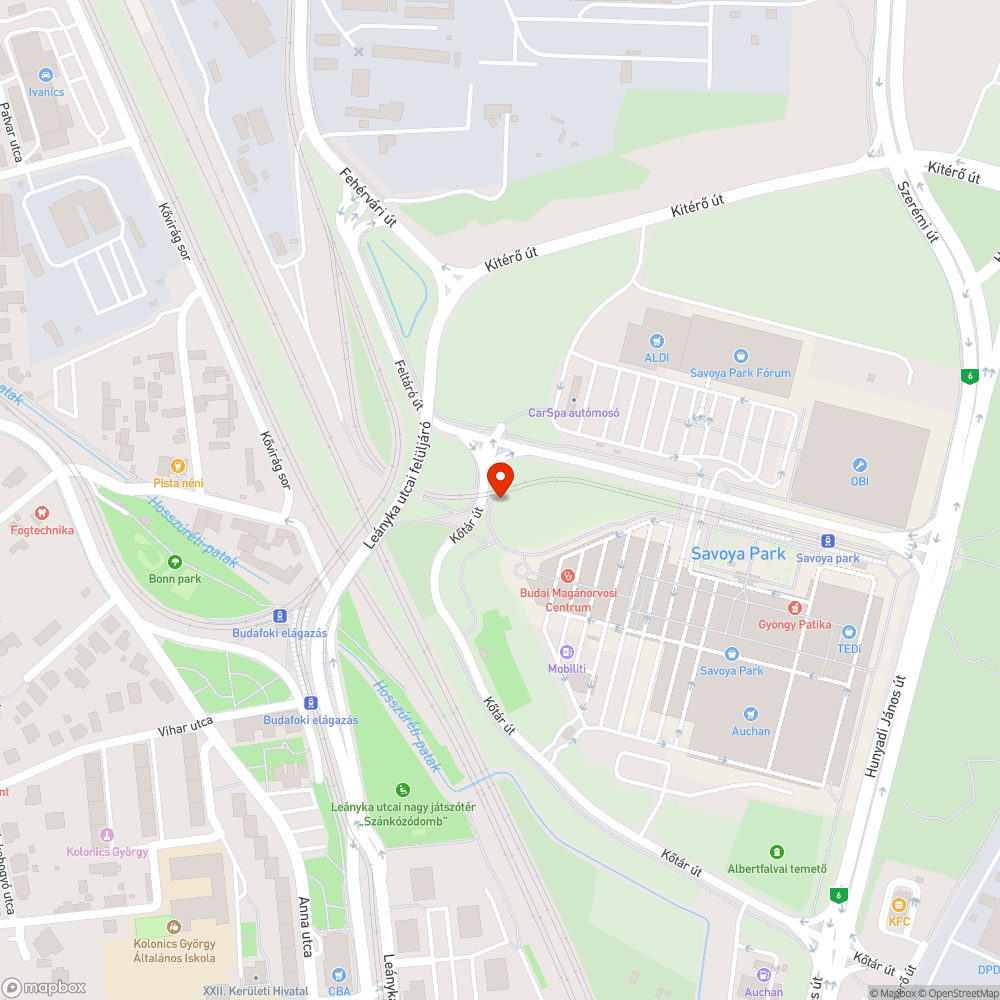 Bálványfa bejelentés helye