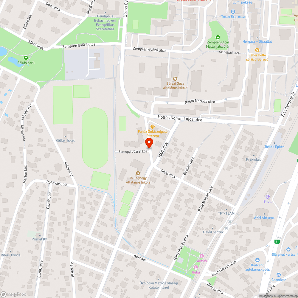 Zsákutca tábla hiánya bejelentés helye