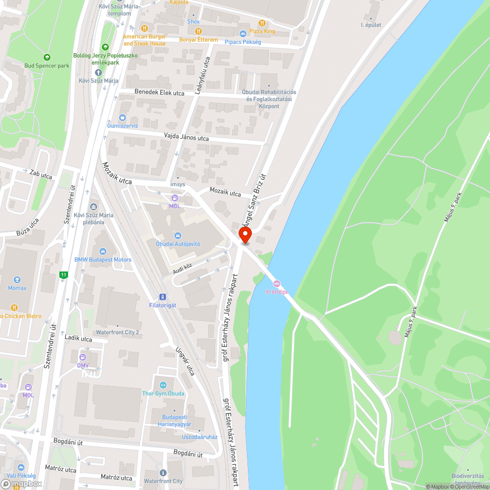 Hiányzó fényterelő bejelentés helye