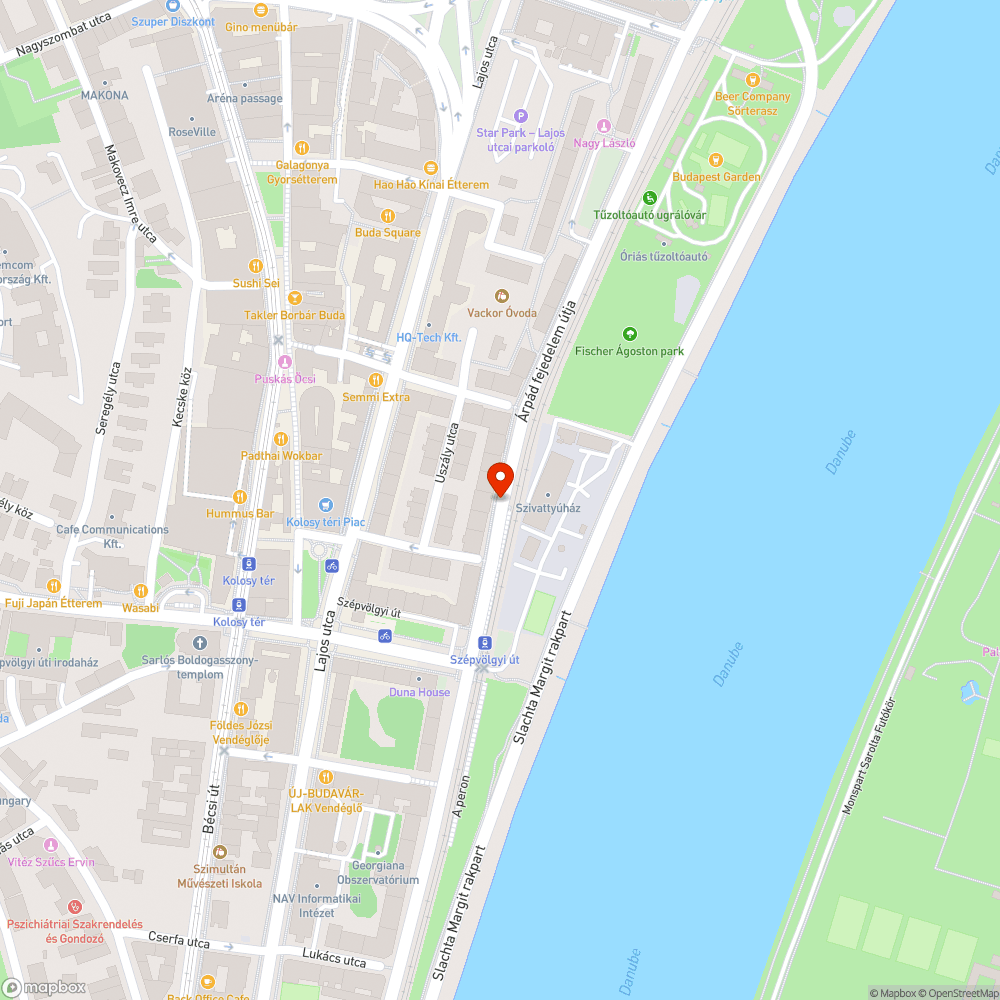 Este sötét zebra - Árpád f. bejelentés helye