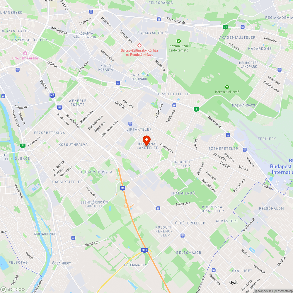 A tetőt tartó oszlopok rohadása bejelentés helye